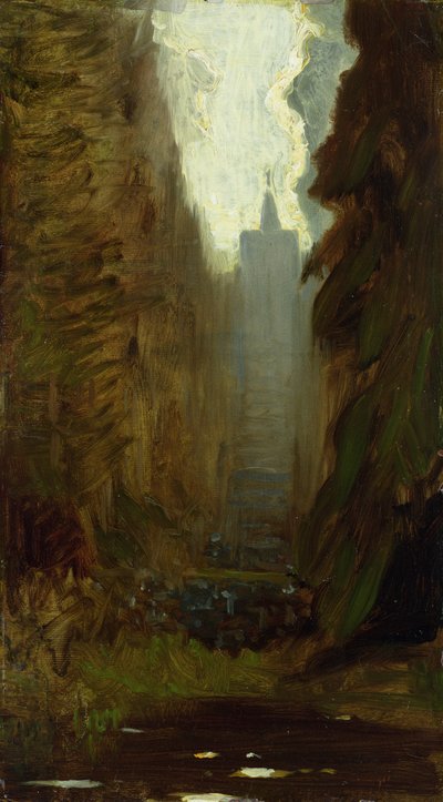 The Centre of the Park, Wilhelmshoehe, Kassel by Louis Kolitz